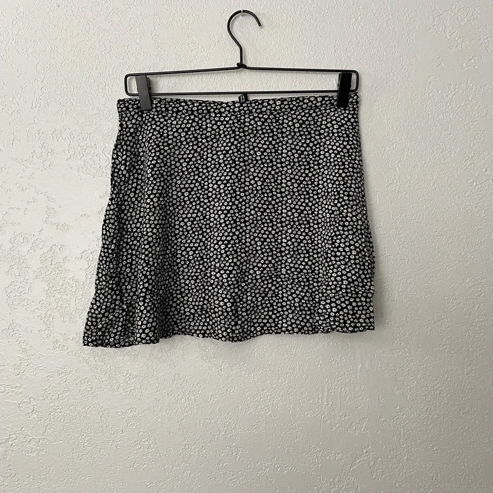 H&M divided floral skirt